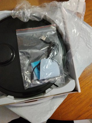 Robot aspirador solo probado para ver qué funciona