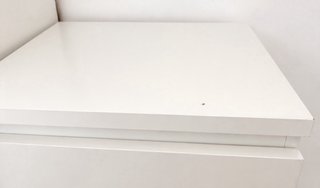 Cómoda de 6 cajones, blanco/espejo, 40x123 cm Ikea