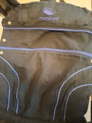Mochila Portabebés Manduca Negra