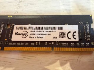 Wodposit 16GB X2  DDR4 RAM