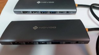 Hub USB-C Novoo 14 en 1 HDMI 4K 8K RJ45