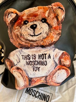 OPPORTUNITA'! Zaino Moschino ORIGINALE Teddy Bear