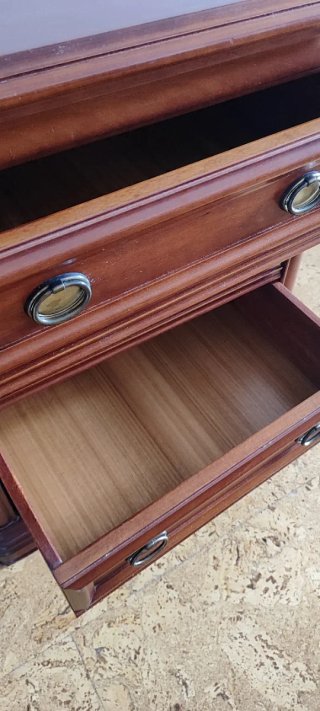 Mesita de noche madera cerezo