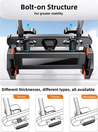 Soporte tablet coche reposacabezas estable