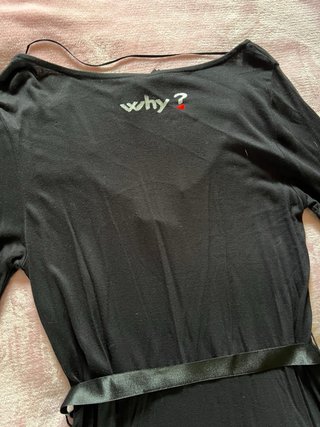 Vestido Desigual XL Negro con Lazo