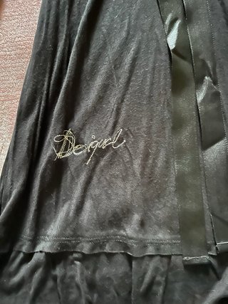 Vestido Desigual XL Negro con Lazo