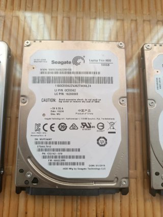 Hard Disk 2.5 500 GB funzionano ma a rischio
