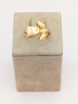 Anillo Tous Oro Amarillo 18K Diseño floral