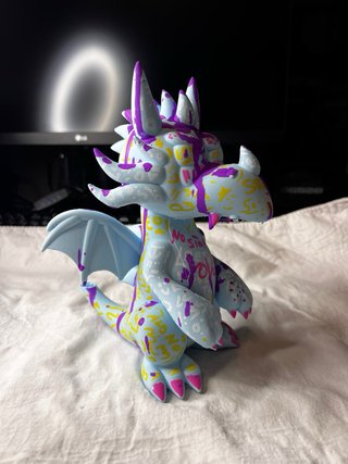 Drago alato lottatore d’amore