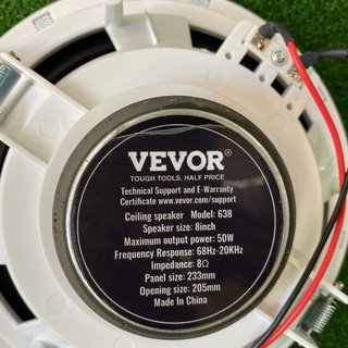 VEVOR 2 Altavoces Techo 205mm 50W