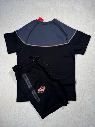 Conjunto chándal negro y gris