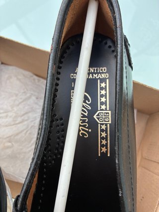 Mocasines de piel negros