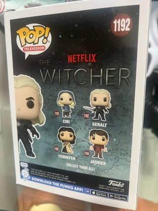 Funko Pop The Witcher Geralt 1192 Chase Edition