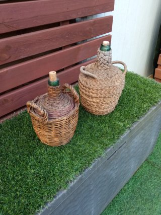 2 Botellas Damajuanas Antiguas