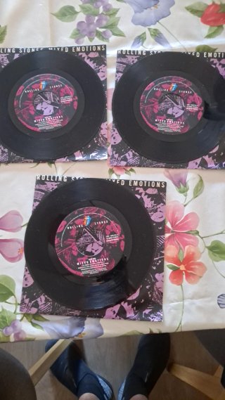 Lote 3 Vinilos Rolling Stones Mixed Emotions