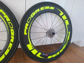 Ruedas Progress A-880 Carbono Tubulares nuevos