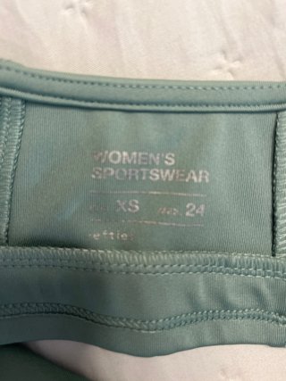 Top sportivo donna verde