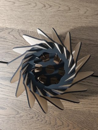 Abajur moderno mdf