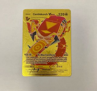 Carta Pokémon Centiskorch VMAX Dorada