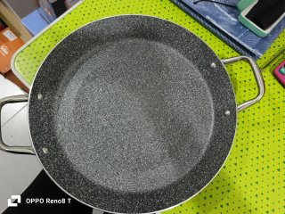 Paellera Metal Gris