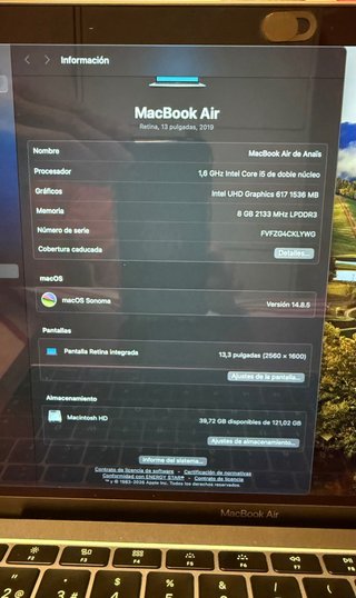 MacBook Air 13 2019 Retina Touch ID