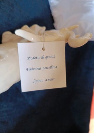 Elefantino portafortuna in porcellana