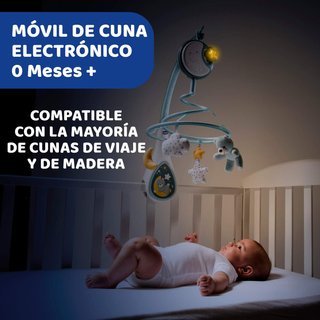 Chicco móvil para cuna luz música