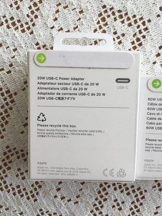 Kit Apple 20W USB-C Caricatore + Cavo