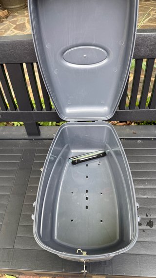 Cofre para bicicleta con llave
