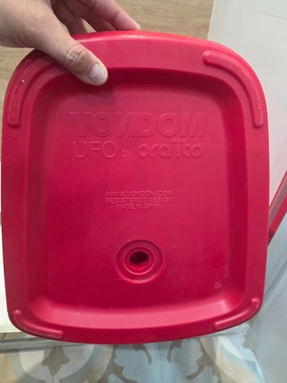 Taburete Vondom UFO Rojo Mate