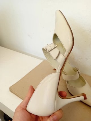 Zapatos de novia en piel