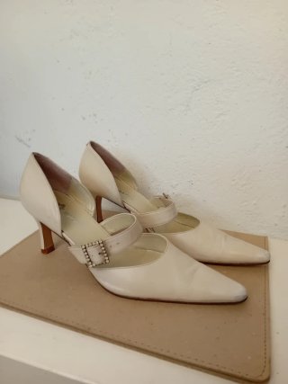 Zapatos de novia en piel