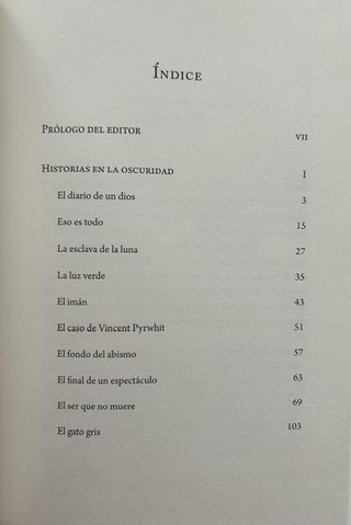 Historias en la Oscuridad