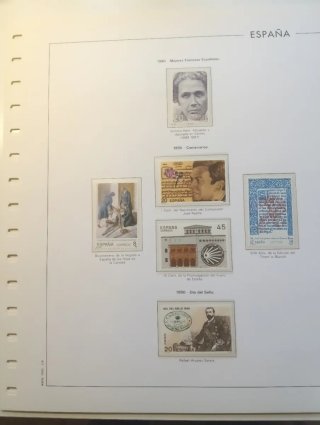 Sellos España 1990 Completo en sus Hojas.