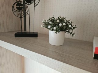 Estantería de pared madera y metal