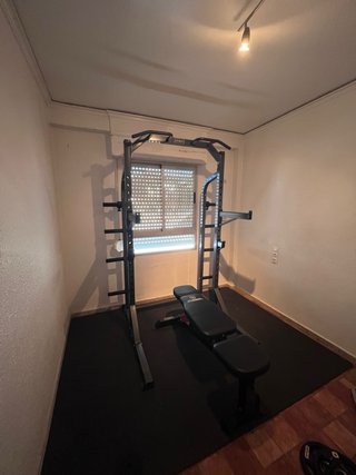 Rack Titanium Strength + Banco + Barra 50mm