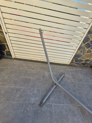 Soporte Hamaca Metálico Gris Ikea
