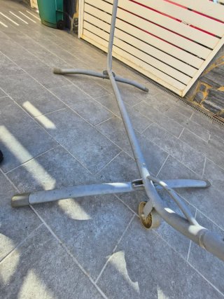 Soporte Hamaca Metálico Gris Ikea