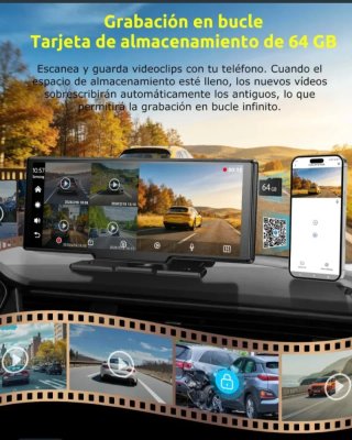 Pantalla Coche 10.26 CarPlay Android Auto 4K