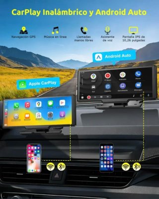Pantalla Coche 10.26 CarPlay Android Auto 4K