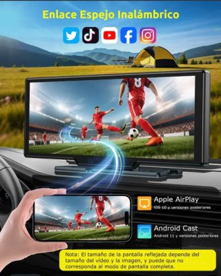 Pantalla Coche 10.26 CarPlay Android Auto 4K