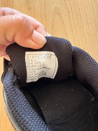 Zapatillas Capezio Baile Niña/o Negras Talla 32