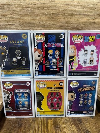 Lote 6 Figuras Funko Pop! Colección