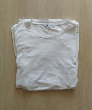 CAMISETA ZARA BLANCA
