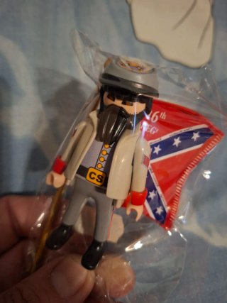 Playmobil Soldado Confederado con Bandera