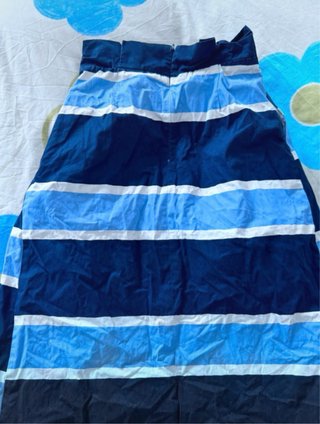 Falda midi rayas