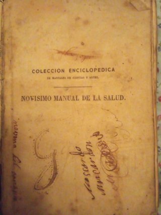 Libro de medicina casera siglo XIX