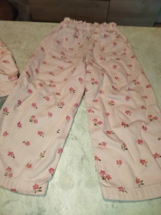 Conjunto niña Zara flores rosa