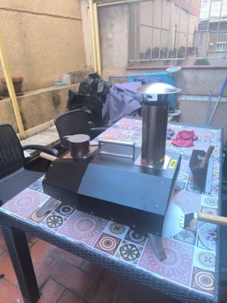 Horno de pellets para pizza VEVOR