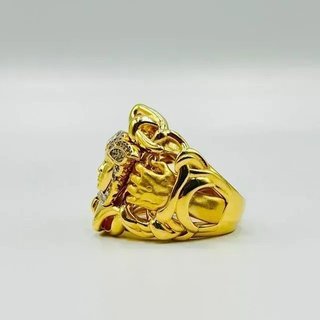 Sello Medusa Manos Circonitas 18K